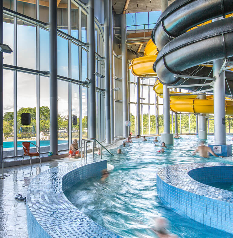 100-Meter Slide - water slide at Pärnu Tervise Paradiis