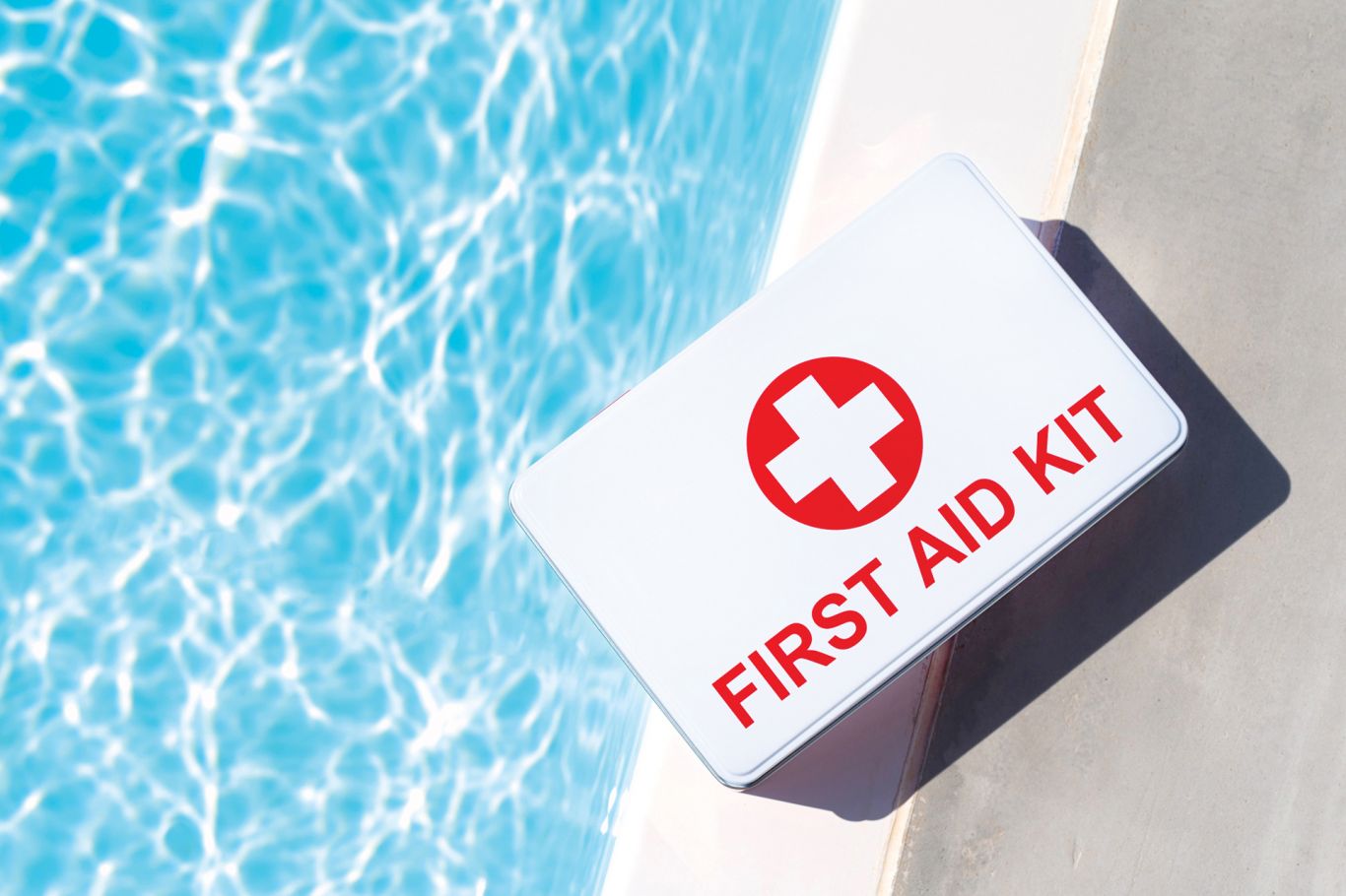 First aid room - service area at Lido waterpark
