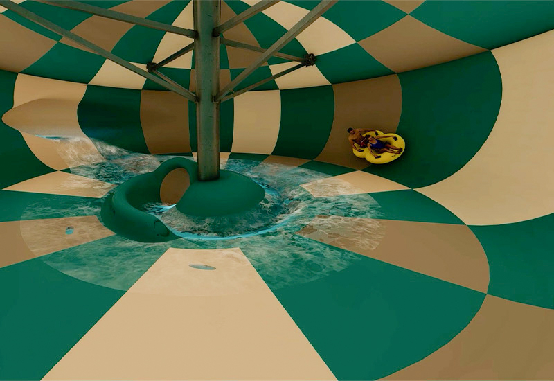 Pomkai - water slide at Aqualibi