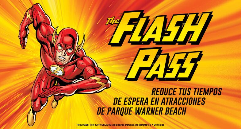 Flash Pass - service area at Parque Warner Beach