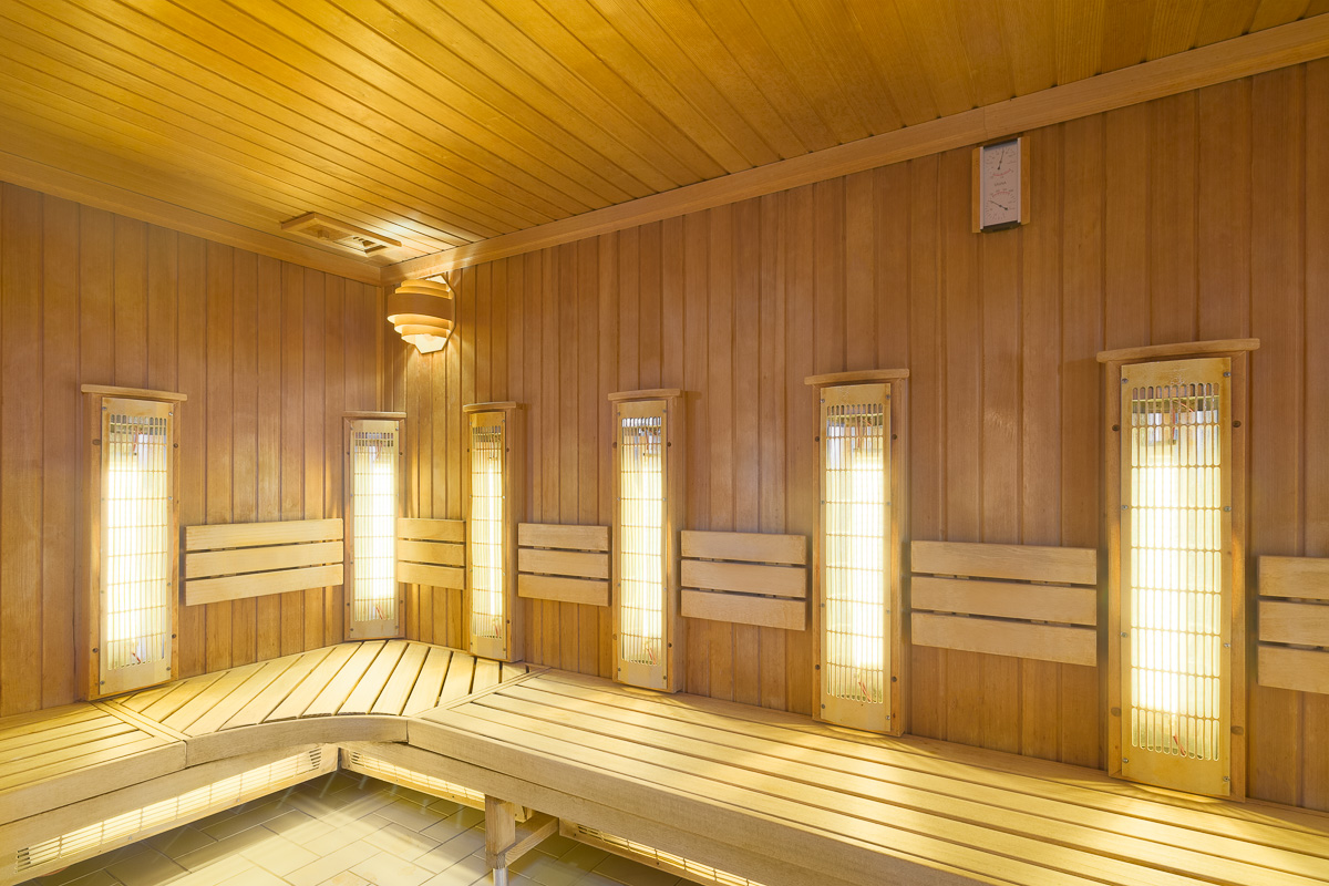 Infrared Sauna - wellness area at Aquapark Laguna Gryfino