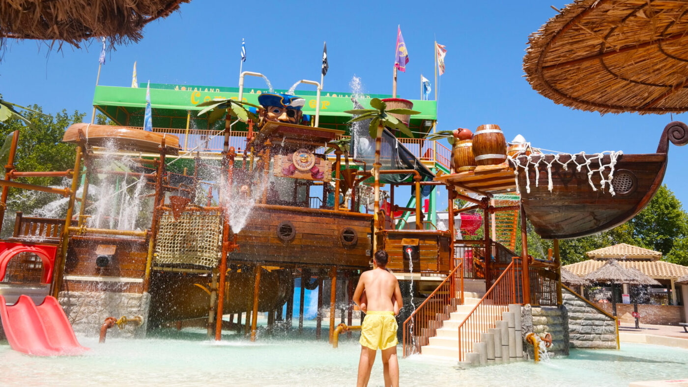 Pirate Area - activity zone at Aqualand Corfu Water Park