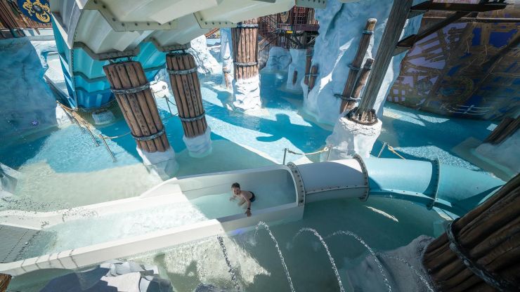 Skiprok - water slide at Rulantica