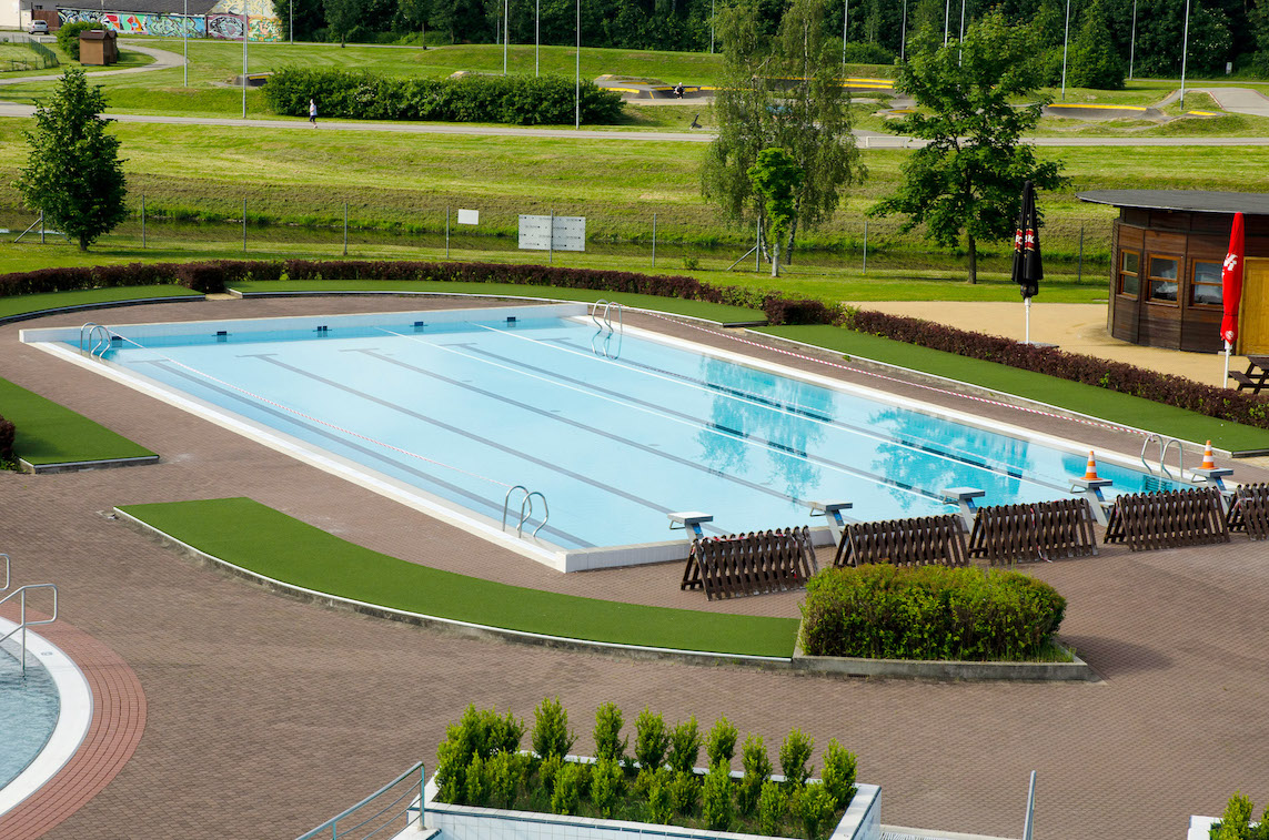 Outdoor Swimming Pool - swimming pool at Vodní Ráj