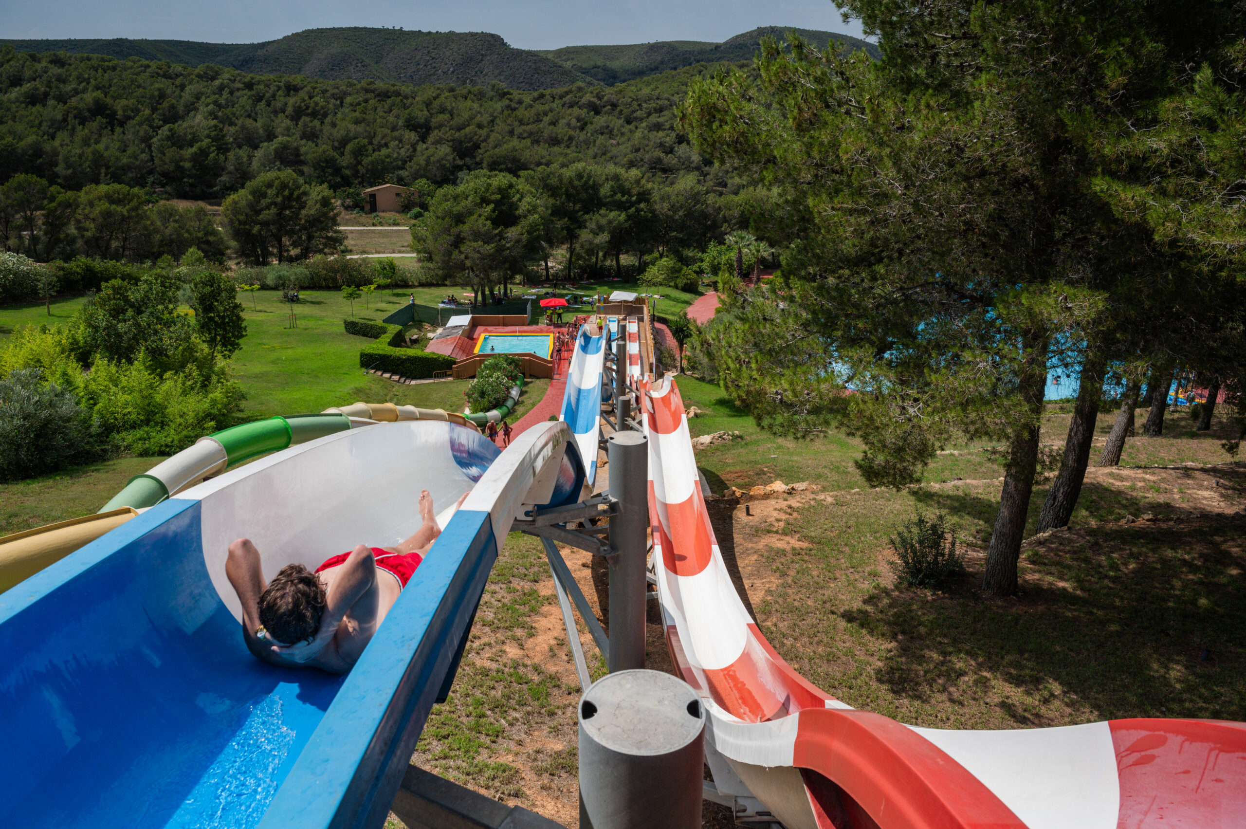 Kamikaze - water slide at Aqualeón 