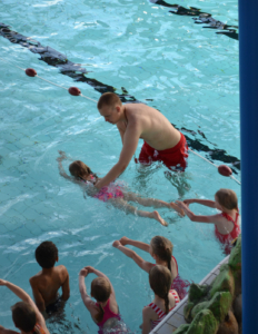 Swimming school - service area at Tropiclandia