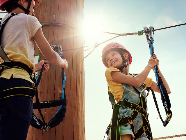 High Adventure - service area at Center Parcs Les Ardennes