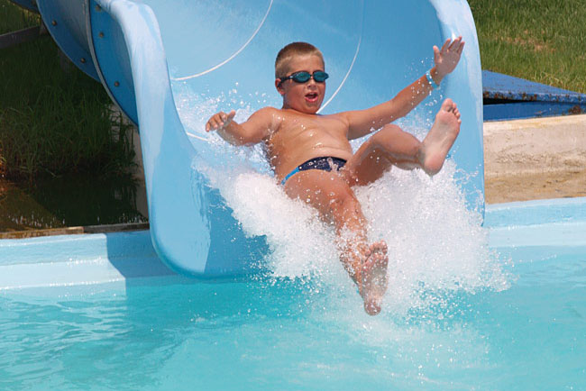 Free Fall - water slide at Zante Water Village