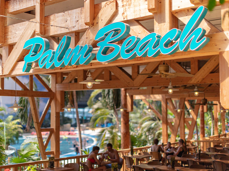 Palm Beach: Á la carte Restaurant - restaurant (bistro) at Tropical Islands