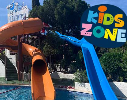 Kids Zone - water slide at Illa Fantasia