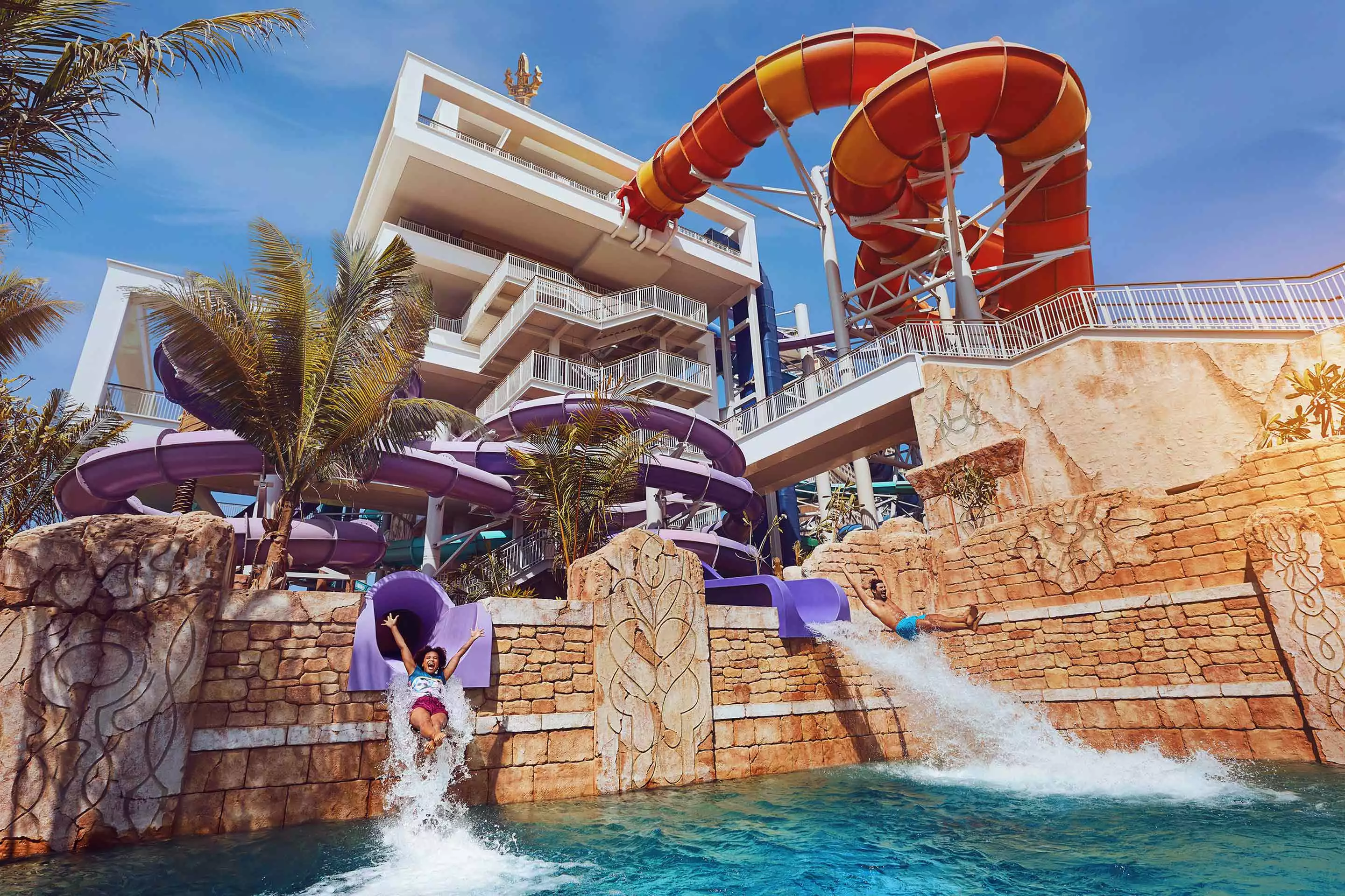 Vortex - water slide at Aquaventure World Dubai