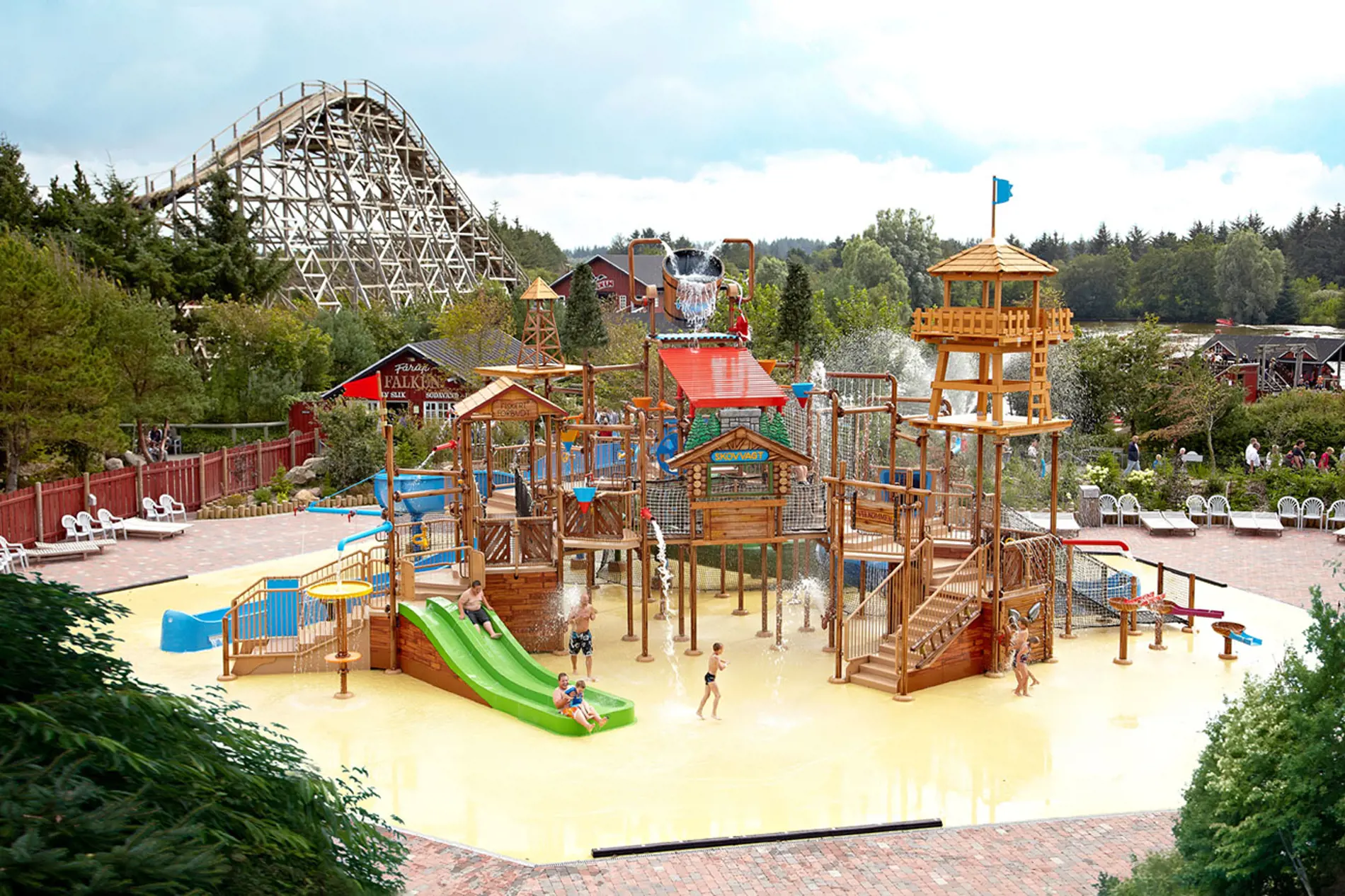 Regnskoven - activity zone at Fårup Sommerland Aquapark