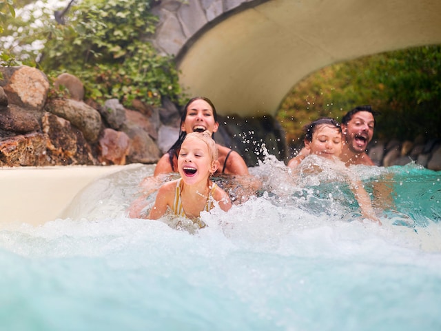 Wild river - water slide at Center Parcs Le Bois aux Daims