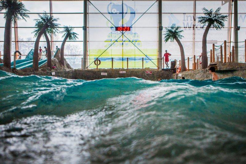 Wave Pool - swimming pool at Aquapark Wrocław