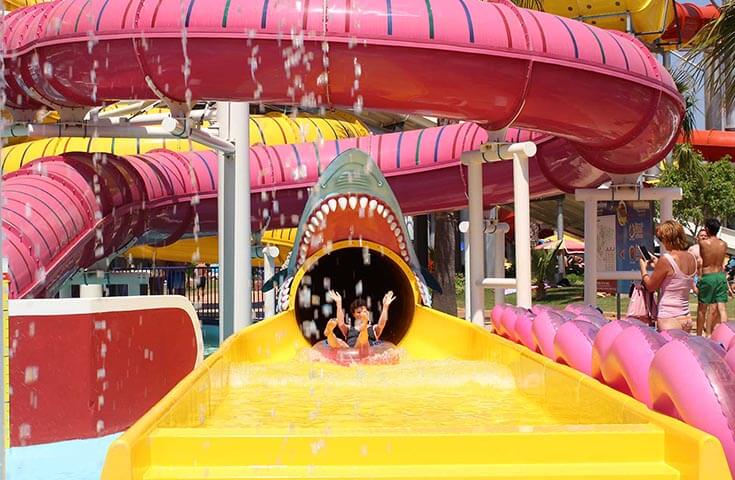 Shark Slides - water slide at Aquashow Park