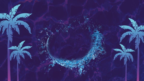 Pool Party - service area at Aqualibi