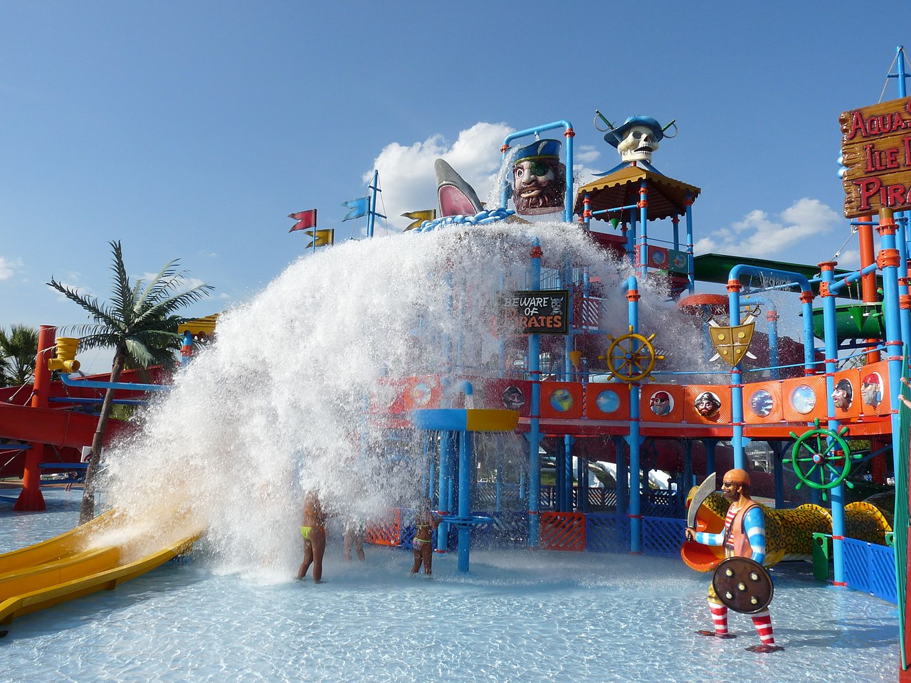 Pirate Island - activity zone at Aquasplash Antibes