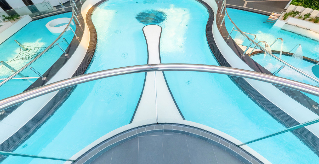 Raging River - water slide at Fabryka Wody