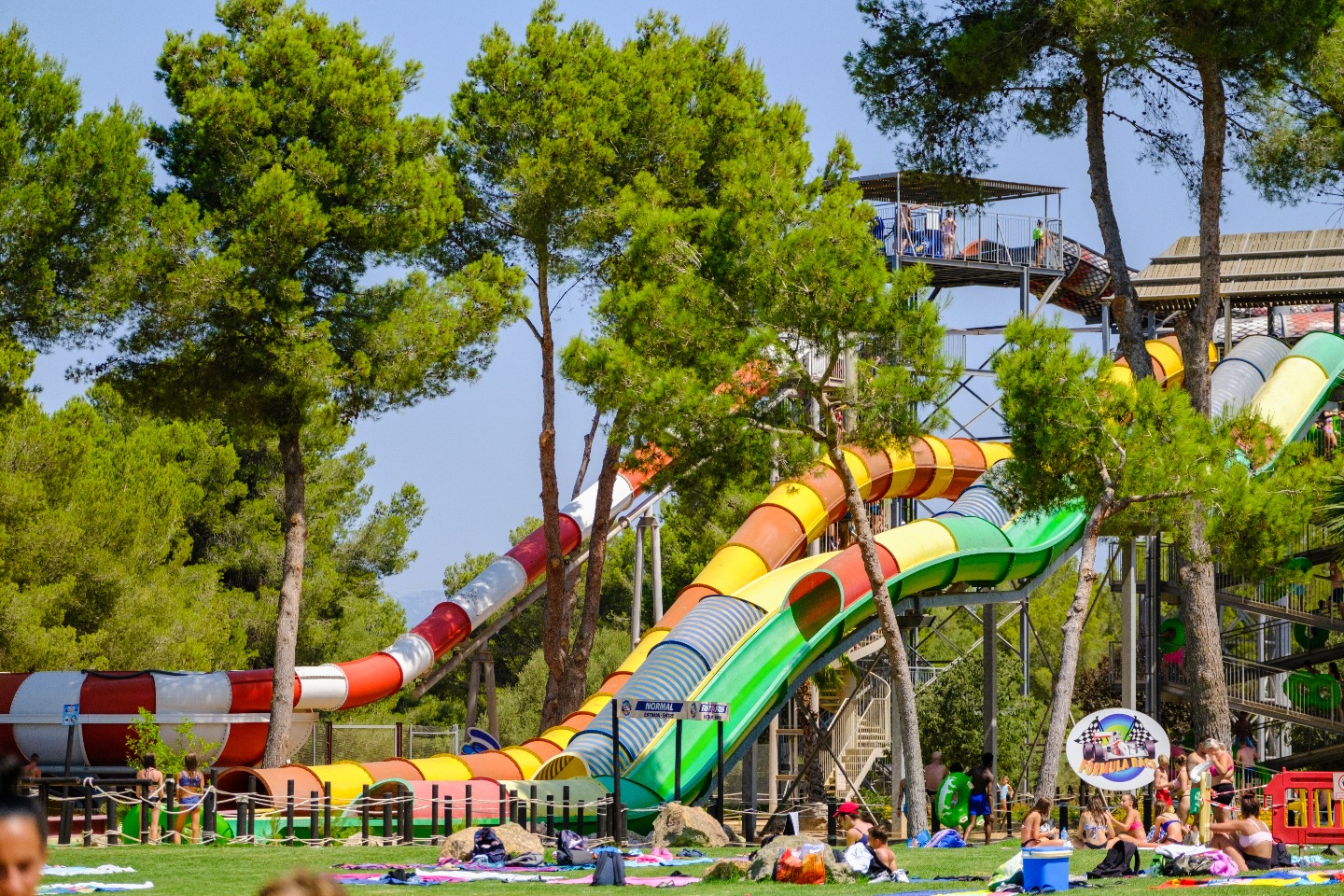 Fórmula Race - water slide at Aqualand El Arenal