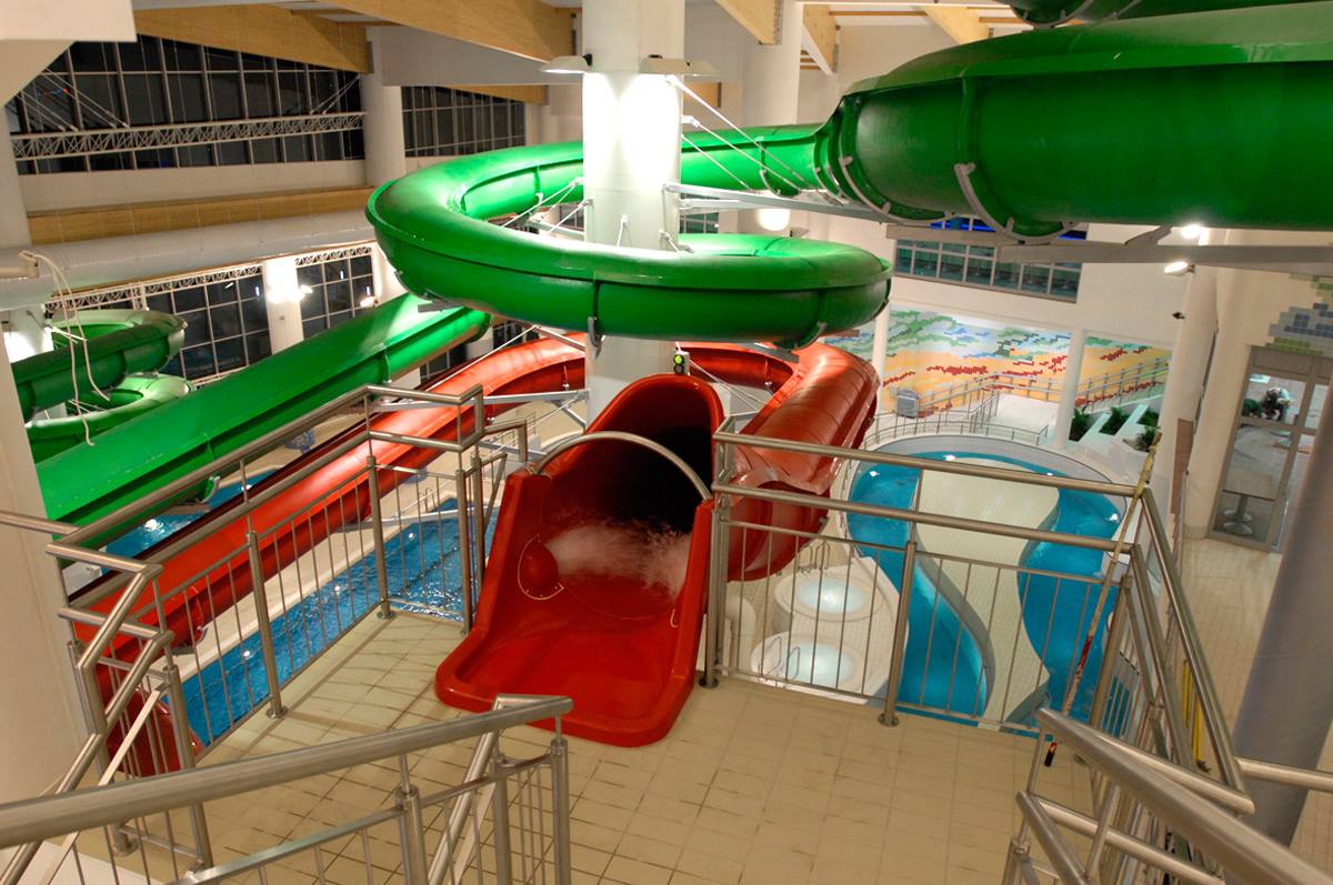 Red Tubular - water slide at Termy Zakopiańskie 