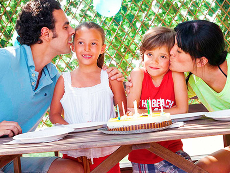 Birthday Party - service area at Aquopolis Cartaya