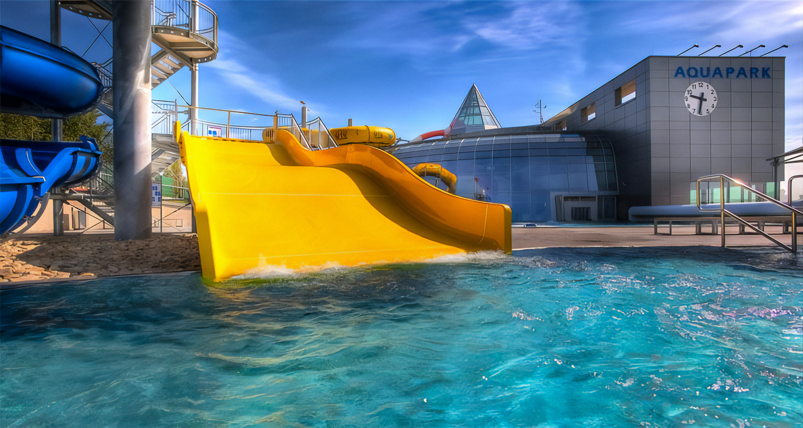 Aquawide - water slide at Aquapark Olomouc