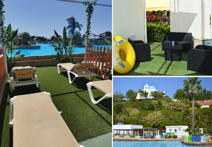 Vip area - service area at Aqua Natura Benidorm