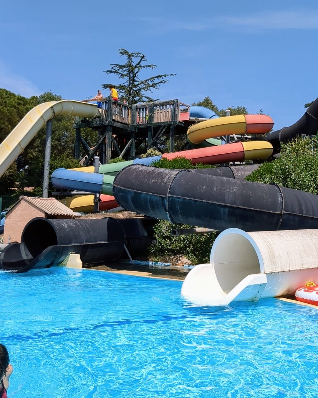 White Hole - water slide at Aqualand Fréjus