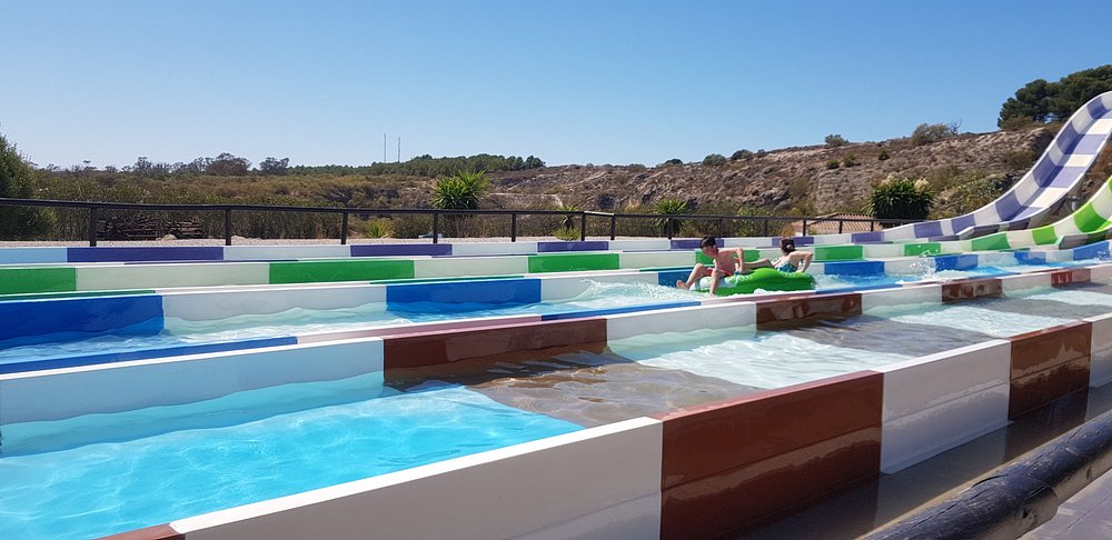 Zero Gravity - water slide at Aqualand Bahía de Cádiz
