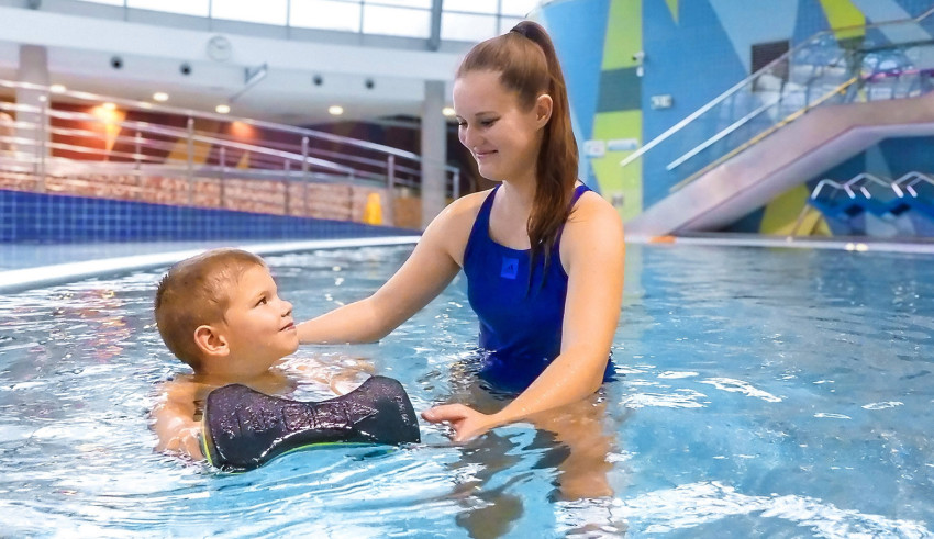 Swimming Lessons - service area at Aquapark Olomouc