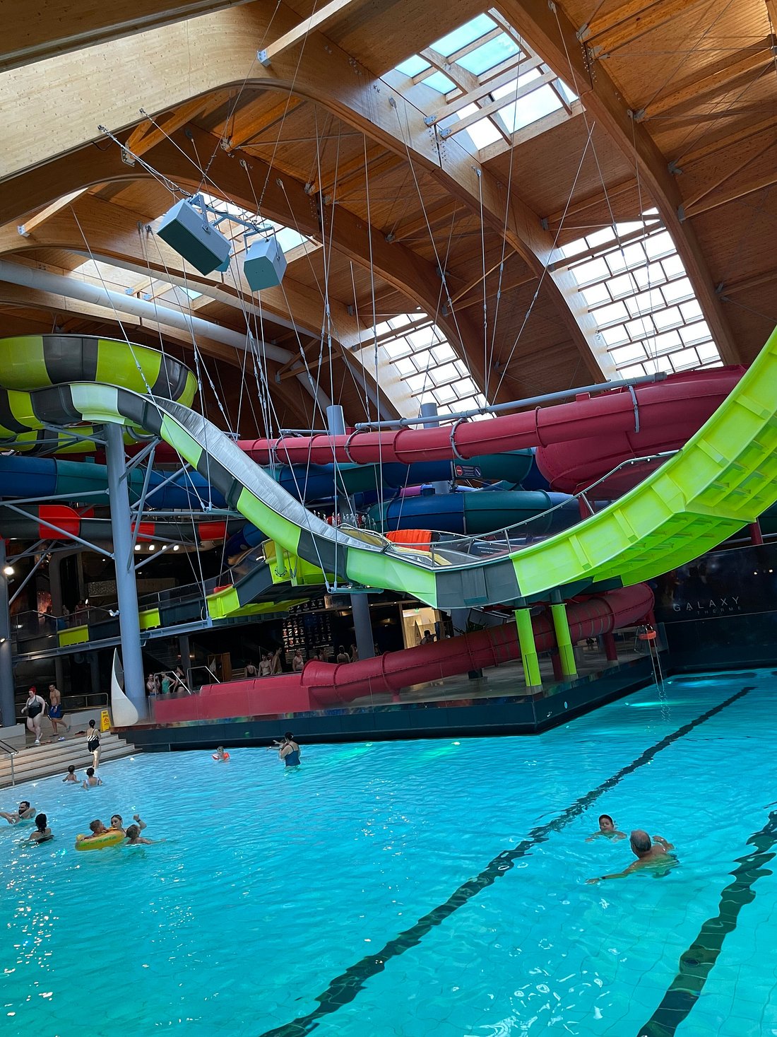 The Galaxy  - water slide at Therme Bucharest