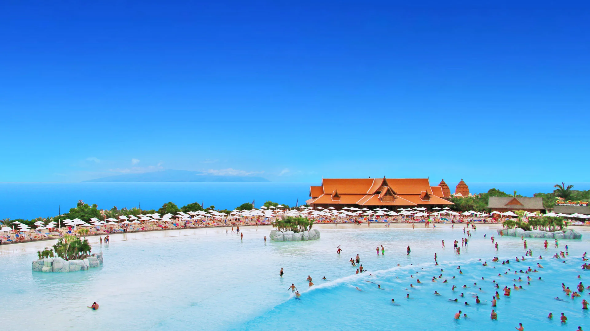Siam Beach - activity zone at Siam Park