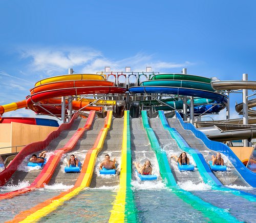 Rainbow Racer - water slide at Therme Erding