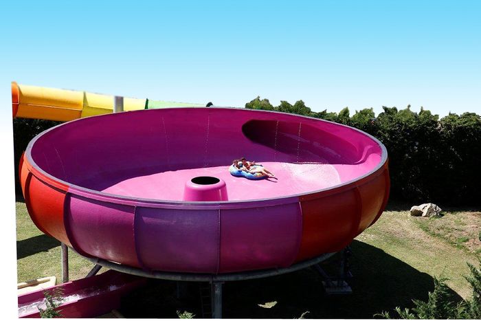 Tornado - water slide at Marineland Catalunya