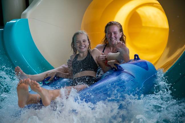 River Tube - water slide at Aquadome Billund