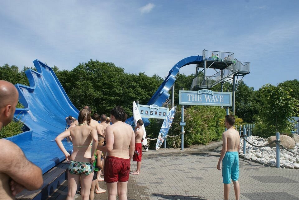 The Wave - water slide at Vandland 