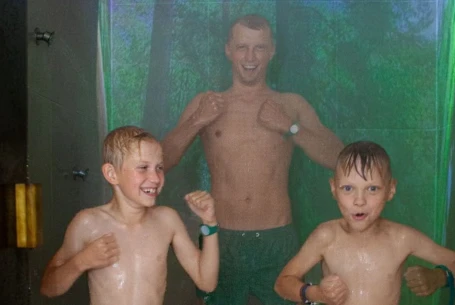 Rain room - activity zone at Aura Keskus