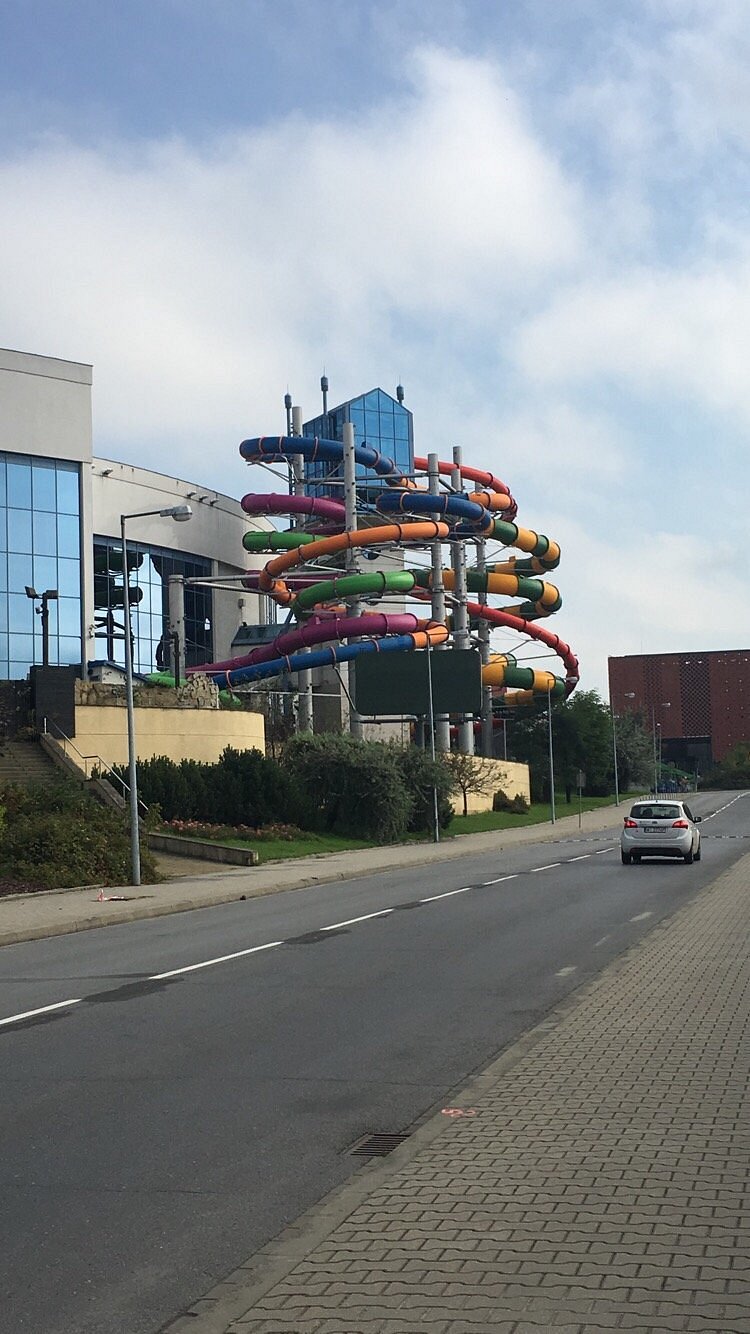 Nitro - water slide at Aquapark Kraków