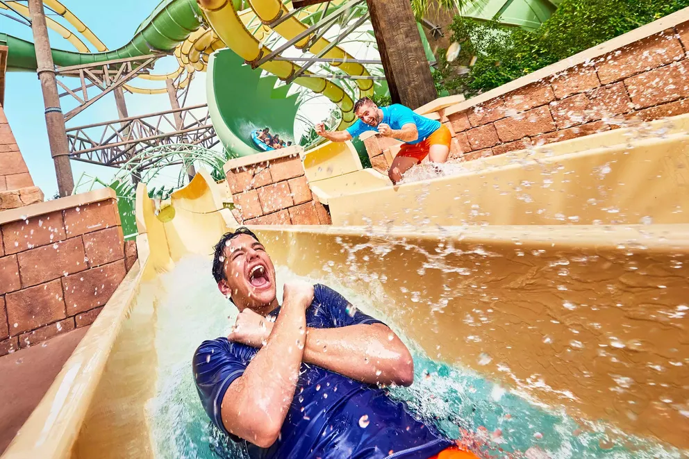 Slitherine - water slide at Aquaventure World Dubai