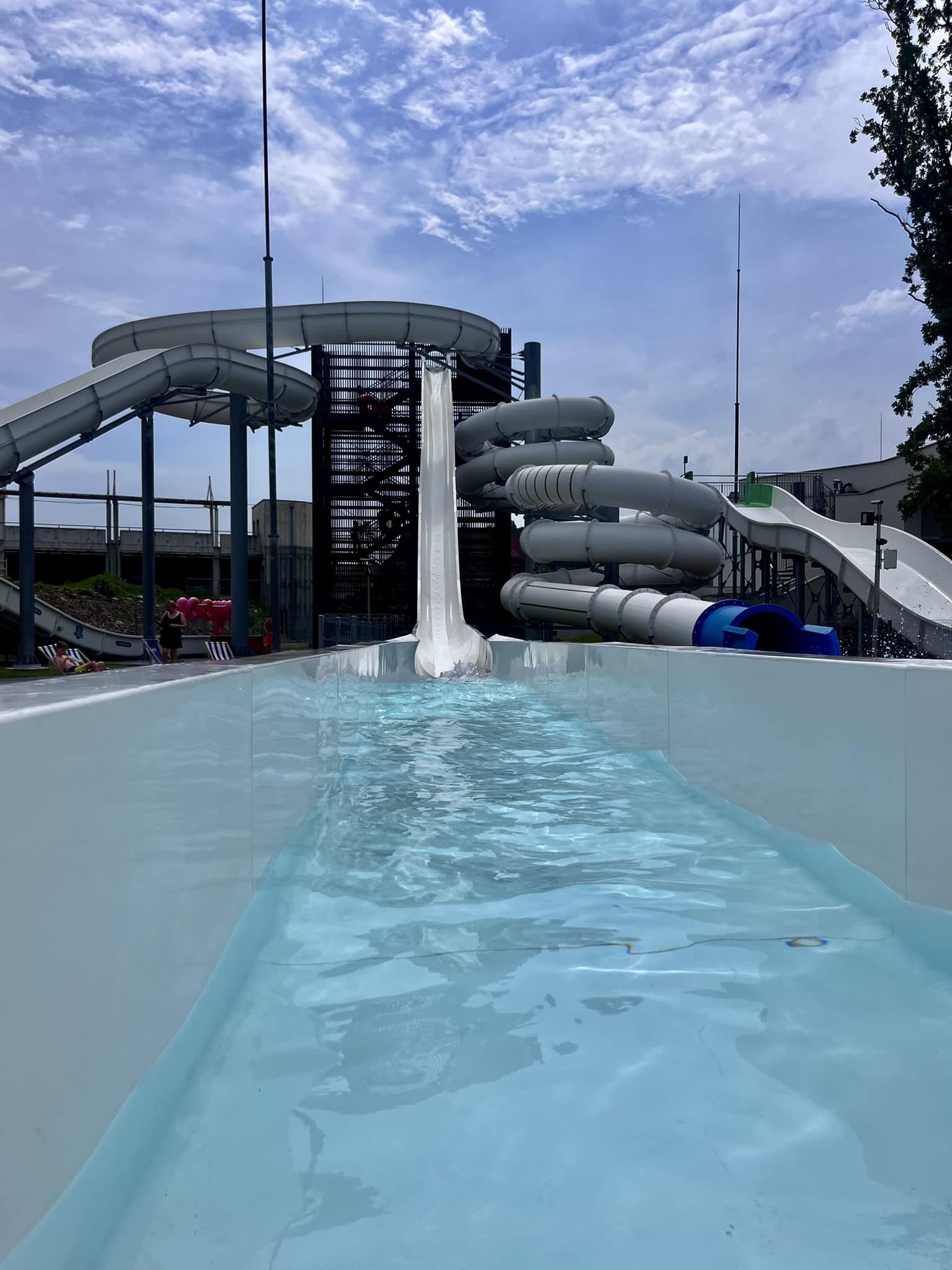 White Serpent - water slide at Baseny Wisła