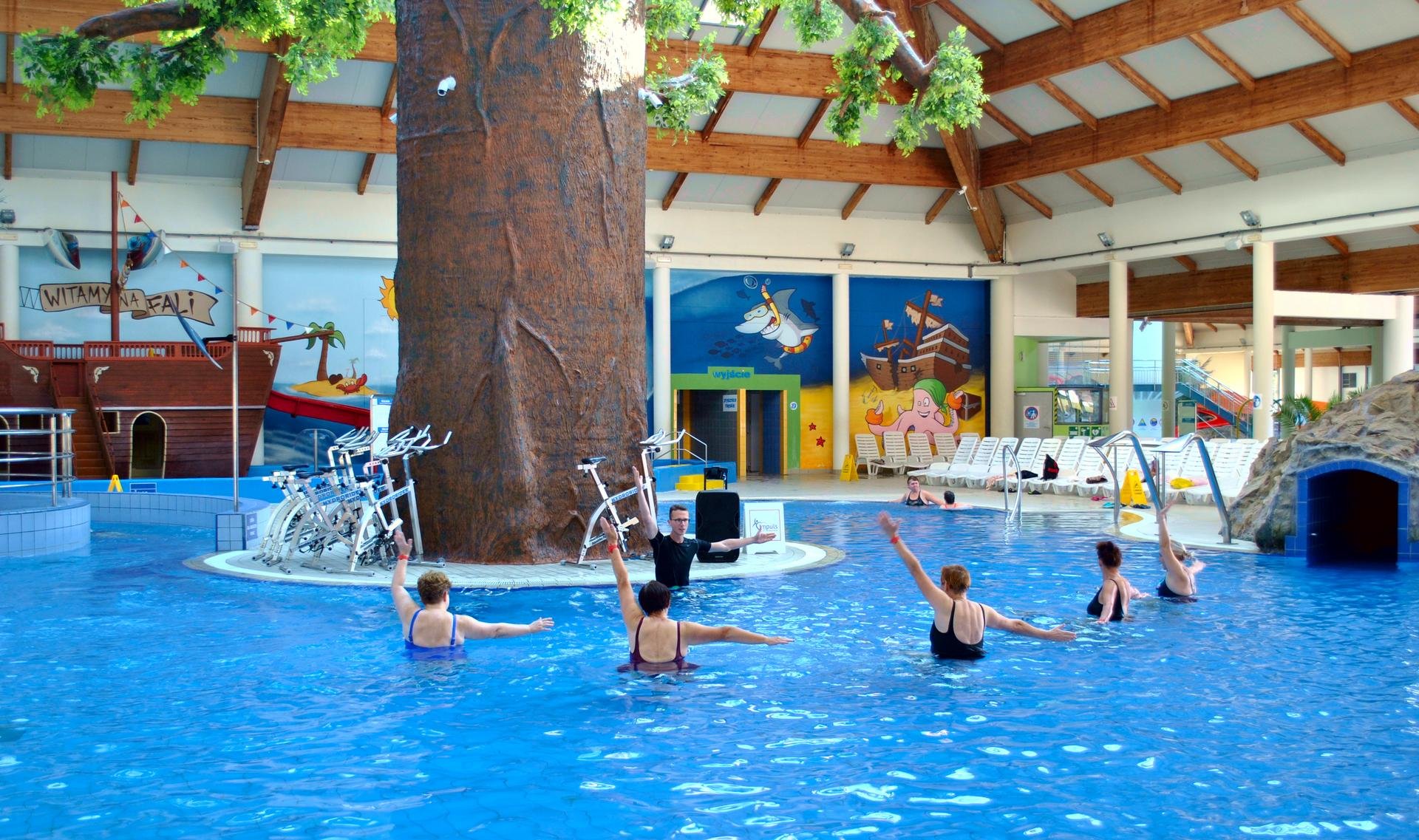 Aqua Bike - service area at Aquapark Fala Łodz