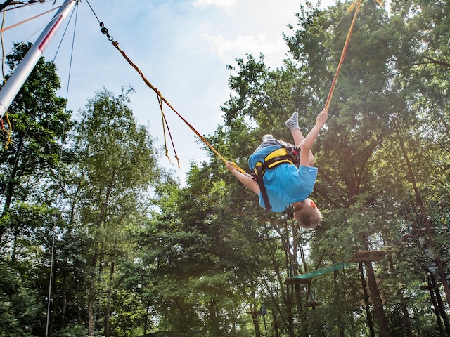 Bungee Trampoline - service area at Center Parcs Park De Haan