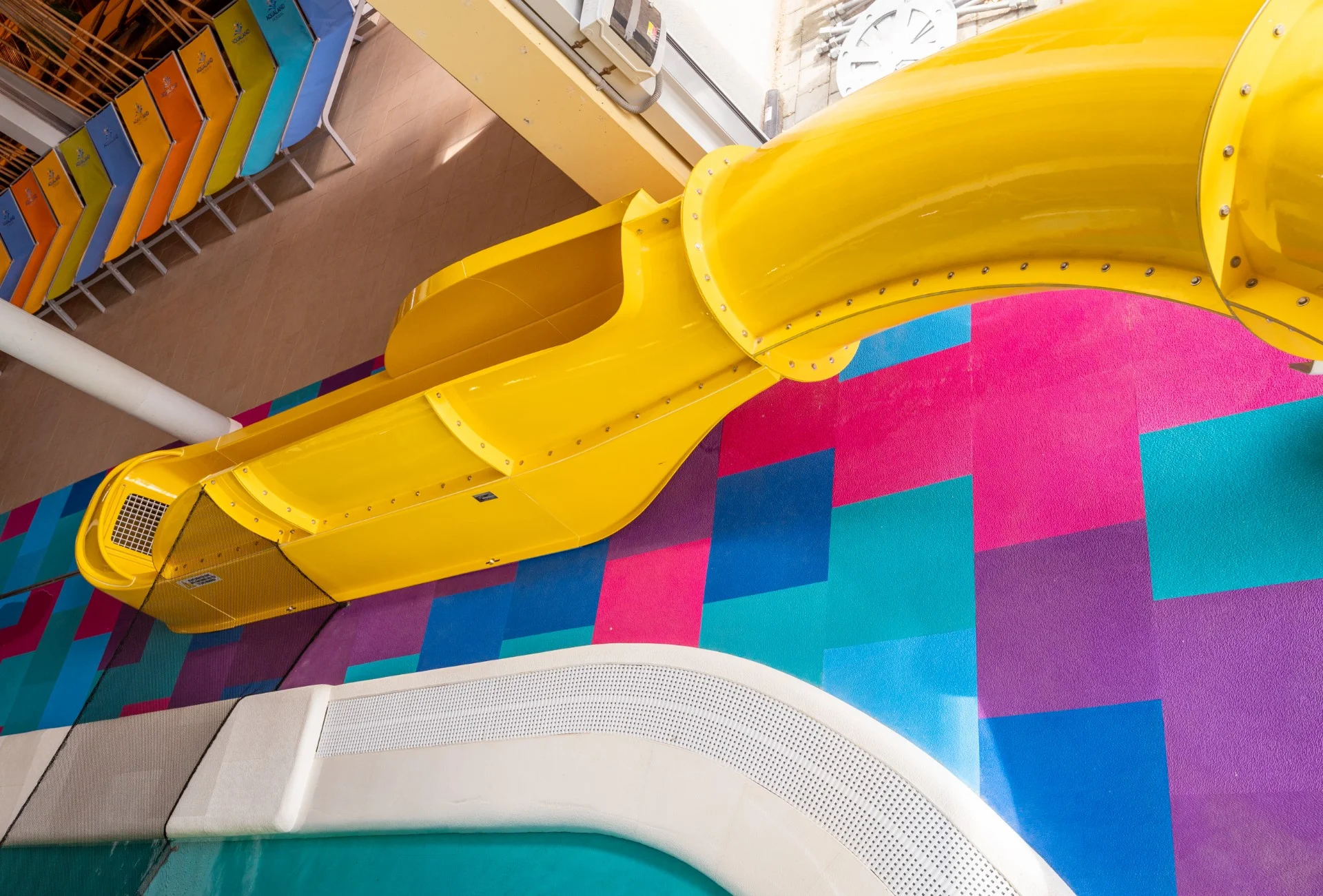 Banana - water slide at Aqualand Moravia