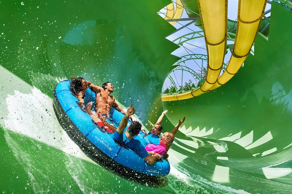 Aquaconda - water slide at Aquaventure World Dubai