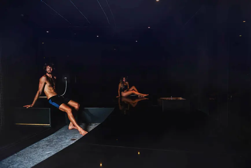 Hammam Ritual - wellness area at Splash & Spa Tamaro: Sogukluk.
Turkish bats prepares your body for heat and humidity with a temperature of 30°C and 65% humidity. 
Ideal for 10-15 minutes.