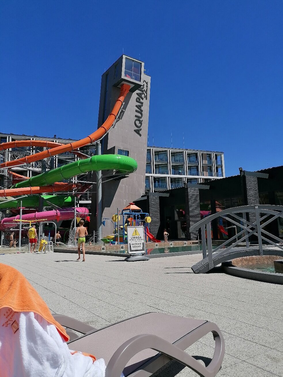 Orbit - water slide at Aquapark Zalewski