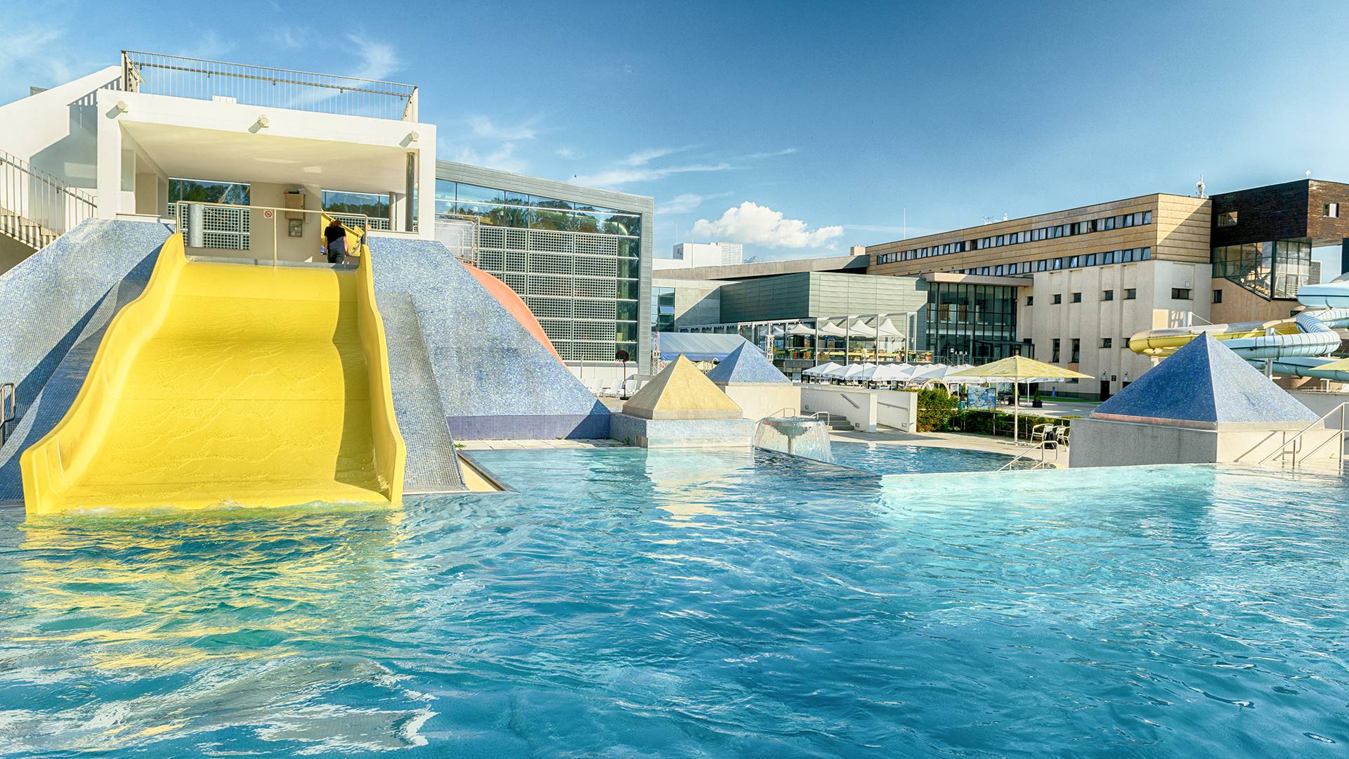 Family Slide - water slide at AquaCity Poprad