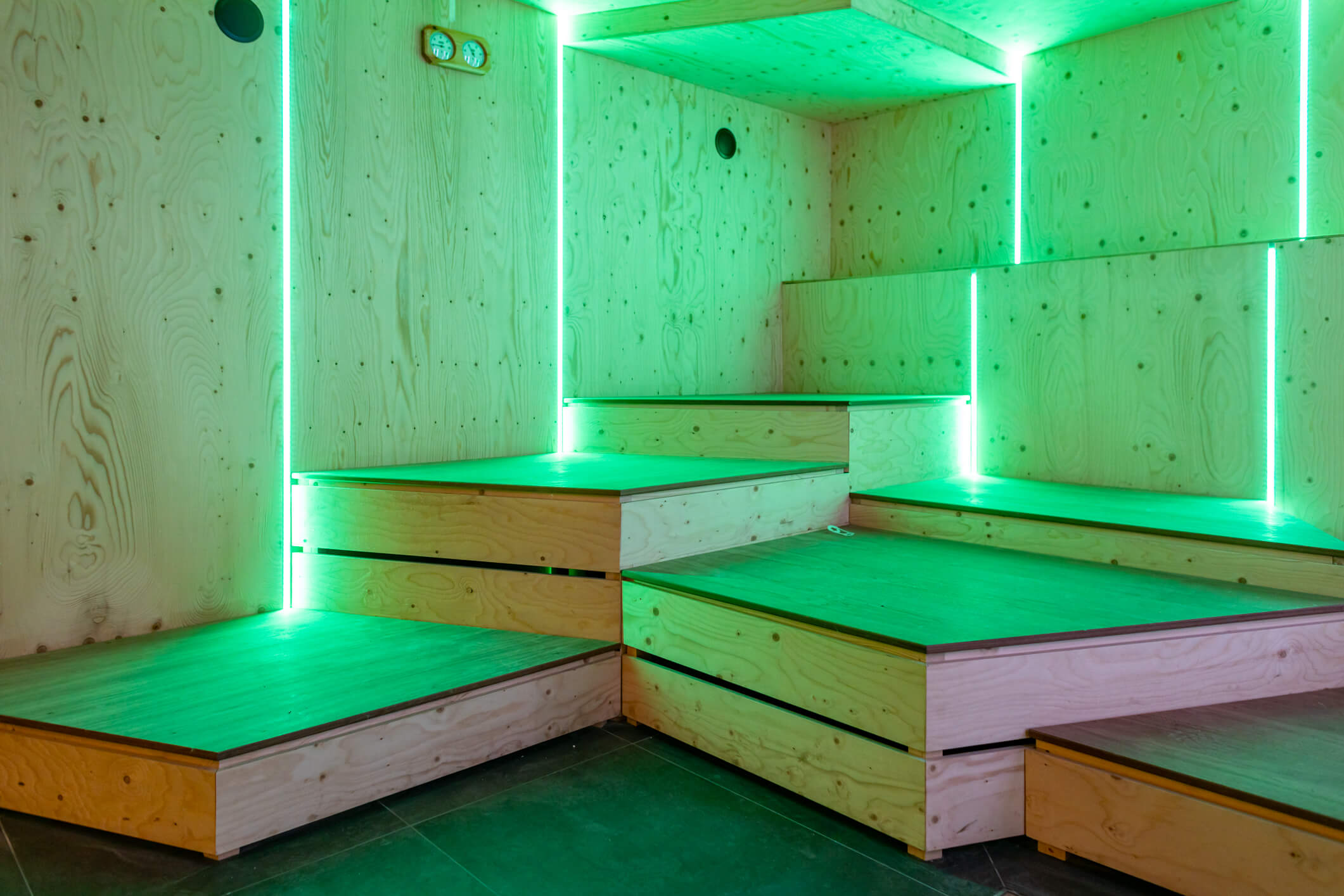 Cinema-Style Sauna - wellness area at Fabryka Wody