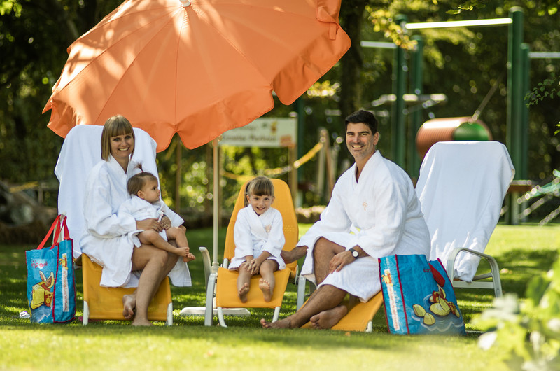 Borrow a bathrobe - service area at Sonnentherme Lutzmannsburg
