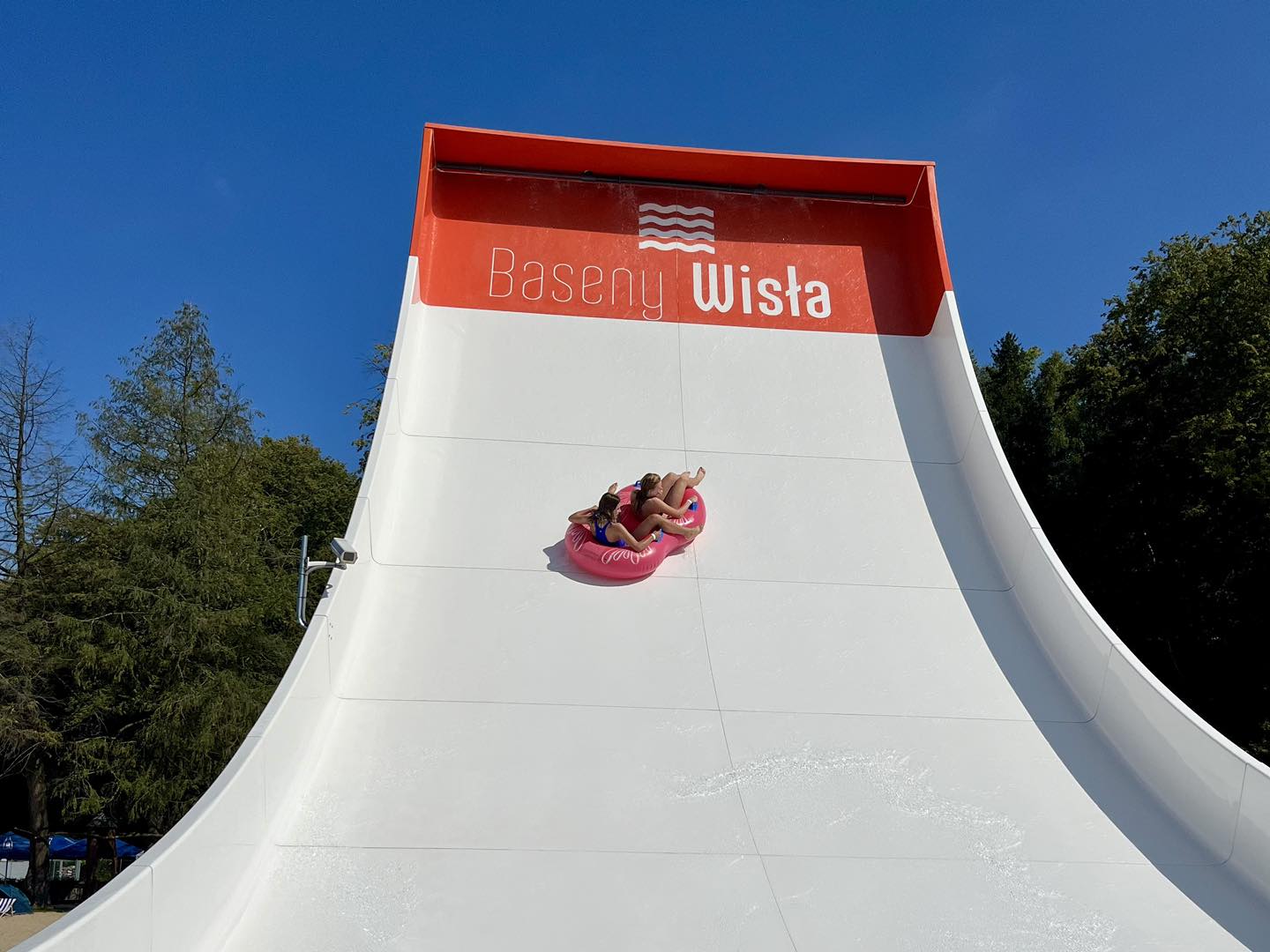 Boomerang - water slide at Baseny Wisła